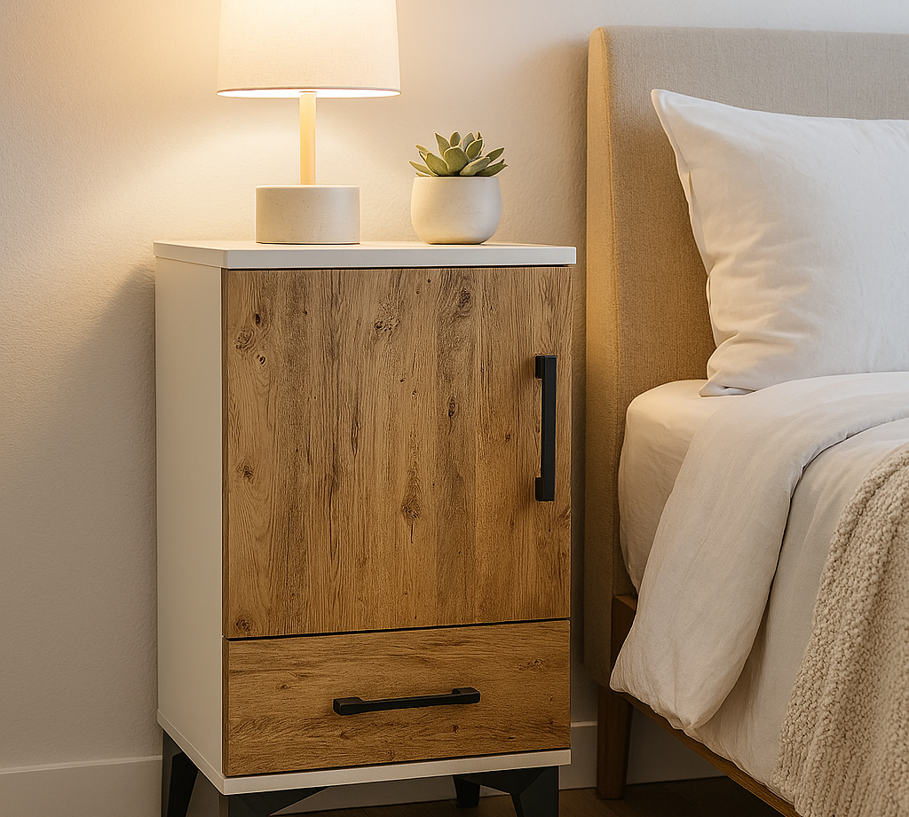 Küçük Yatak Odaları İçin Pratik Komodin Seçenekleri