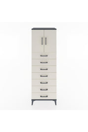 Hyperion Dolap Tek Raflı 7 Çekmeceli 2 Kapaklı 60x44x182 - S56M002V4B