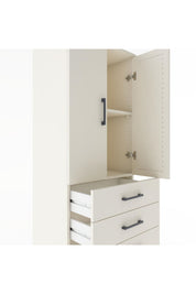 Hyperion Dolap 2 Raflı 5 Çekmeceli 2 Kapaklı 60x44x182 - S56M004V1B