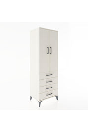 Hyperion Dolap 2 Raflı 4 Çekmeceli 2 Kapaklı 60x44x182 Aytaşı-Aytaşı