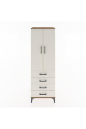 Hyperion Dolap 2 Raflı 4 Çekmeceli 2 Kapaklı 60x44x182 Çam-Aytaşı