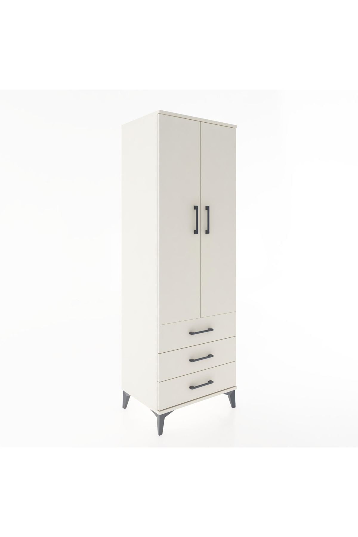 Hyperion Dolap 2 Raflı 3 Çekmeceli 2 Kapaklı 60x44x182 Aytaşı-Aytaşı