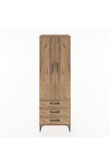 Hyperion Dolap 2 Raflı 3 Çekmeceli 2 Kapaklı 60x44x182