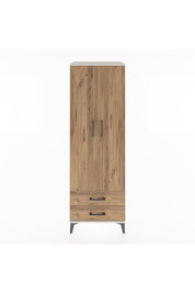 Hyperion Dolap 4 Raflı 2 Çekmeceli 2 Kapaklı 60x44x182 Aytaşı-Çam