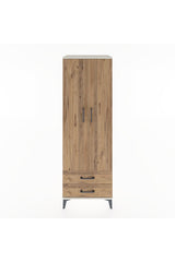 Hyperion Dolap 4 Raflı 2 Çekmeceli 2 Kapaklı 60x44x182
