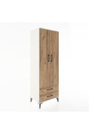 Hyperion Dolap 4 Raflı 2 Çekmeceli 2 Kapaklı 60x44x182 Aytaşı-Çam