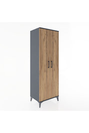 Hyperion Dolap 4 Raflı 60x44x182 Antrasit-Çam