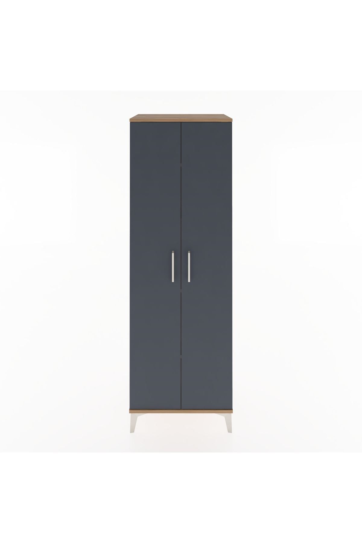Hyperion Dolap 4 Raflı 60x44x182 Çam-Antrasit