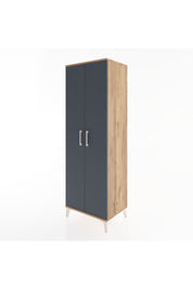 Hyperion Dolap 4 Raflı 60x44x182 Çam-Antrasit