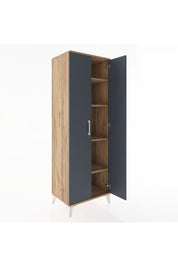 Hyperion Dolap 4 Raflı 60x44x182 Çam-Antrasit