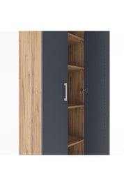 Hyperion Dolap 4 Raflı 60x44x182 Çam-Antrasit
