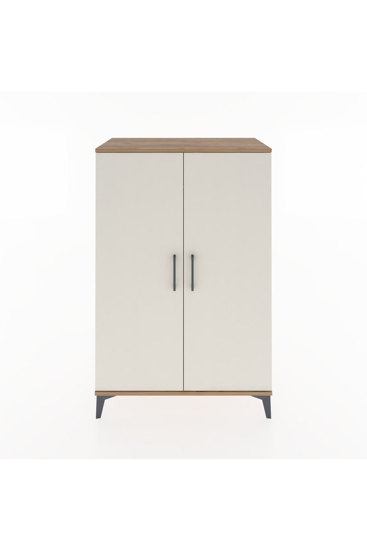 Hyperion Dolap 2 Kapaklı Tek Askılı 88x44x134 Çam-Aytaşı
