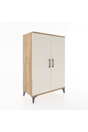 Hyperion Dolap 2 Kapaklı Tek Askılı 88x44x134 Çam-Aytaşı