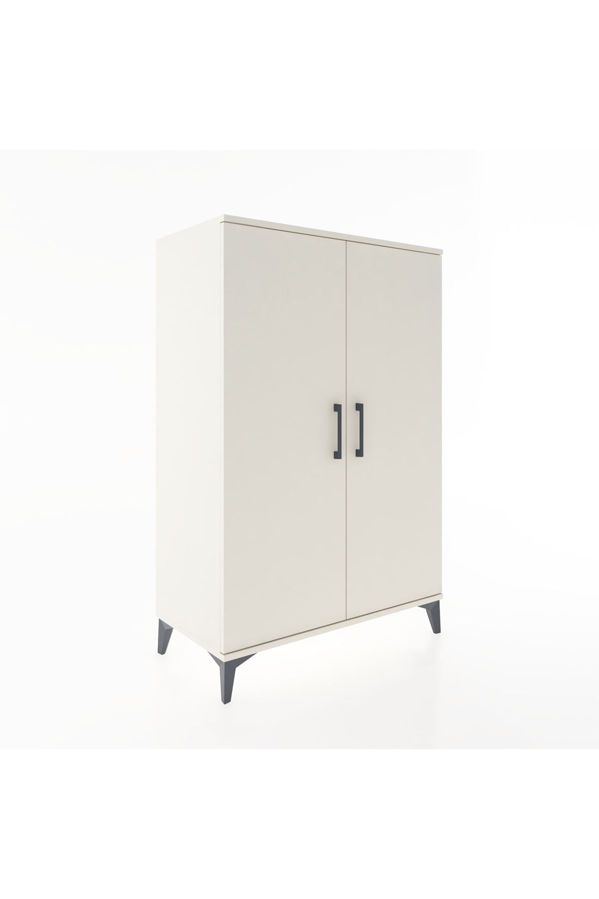 Hyperion Dolap 2 Raflı 2 Kapaklı Tek Askılı 88x44x134 - S51M113V1B