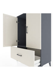 Hyperion Dolap Tek Raflı Tek Çekmeceli Tek Askılı 88x44x134 - S51M114V4B