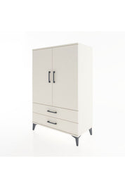 Hyperion Dolap Tek Raflı 2 Çekmeceli Tek Askılı 88x44x134 - S51M115V1B