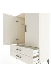 Hyperion Dolap Tek Raflı 2 Çekmeceli Tek Askılı 88x44x134 - S51M115V1B