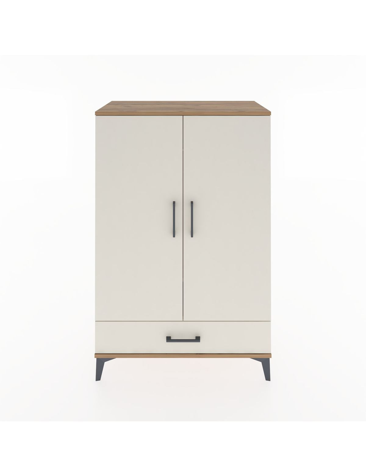Hyperion Dolap Tek Raflı Tek Çekmeceli Tek Askılı 88x44x134 - S51M116V7B
