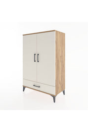 Hyperion Dolap Tek Raflı Tek Çekmeceli Tek Askılı 88x44x134 - S51M116V7B
