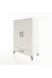 Hyperion Dolap Tek Raflı Tek Çekmeceli Tek Askılı 88x44x134 - S51M117V1B