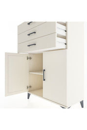 Hyperion Dolap Tek Raflı 3 Çekmeceli 2 Kapaklı 88x44x134 - S51M120V1B