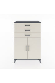 Hyperion Dolap Tek Raflı 3 Çekmeceli 2 Kapaklı 88x44x134 - S51M120V4B