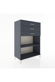 Hyperion Dolap Tek Raflı 3 Çekmeceli 88x44x134 - S51M121V5B