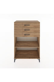 Hyperion Dolap Tek Raflı 3 Çekmeceli 88x44x134 - S51M121V9B