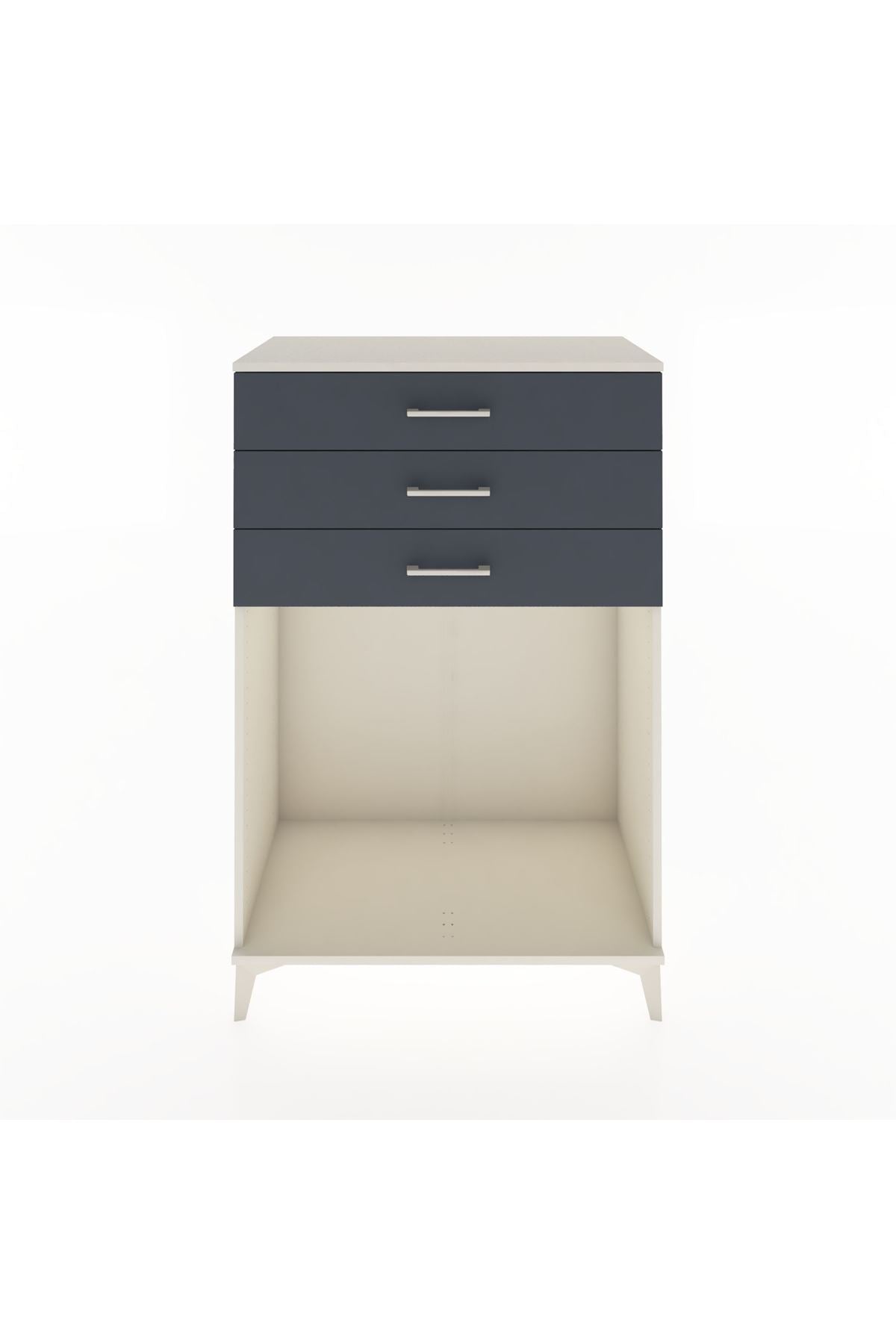 Hyperion Dolap 3 Çekmeceli 88x44x134 Aytaşı-Antrasit