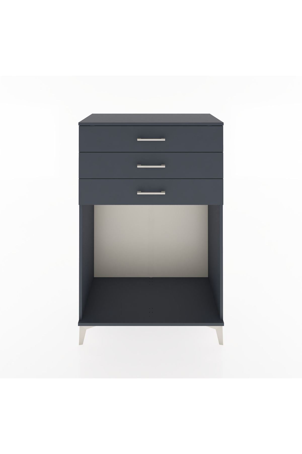 Hyperion Dolap 3 Çekmeceli 88x44x134 Antrasit-Antrasit