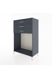 Hyperion Dolap 3 Çekmeceli 88x44x134 Antrasit-Antrasit