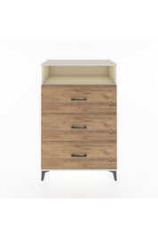 Hyperion Dolap Tek Raflı 3 Çekmeceli 88x44x134 Aytaşı-Çam