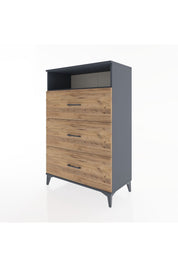 Hyperion Dolap Tek Raflı 3 Çekmeceli 88x44x134 - S51M123V6B