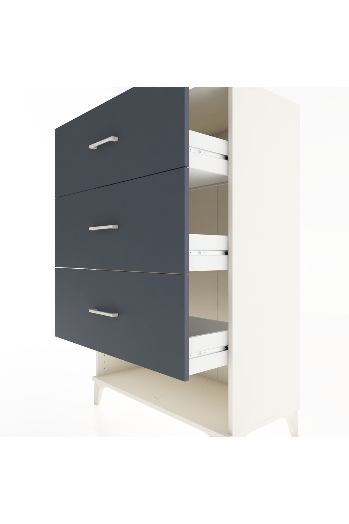 Hyperion Dolap 3 Çekmeceli 88x44x134 - S51M124V2B