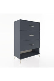 Hyperion Dolap 3 Çekmeceli 88x44x134 Antrasit-Antrasit