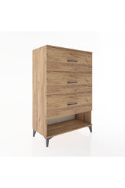 Hyperion Dolap 3 Çekmeceli 88x44x134 Çam-Çam