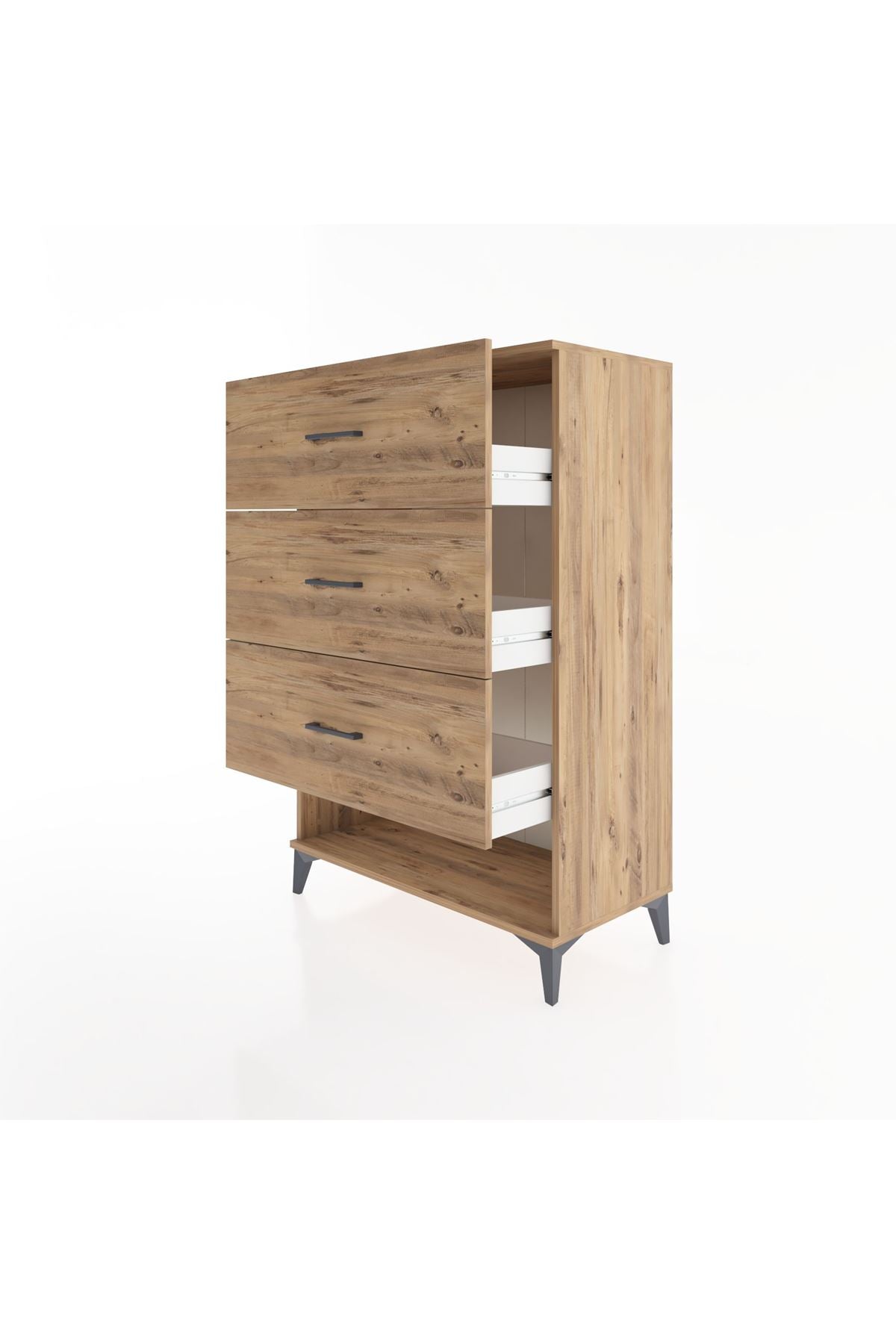 Hyperion Dolap 3 Çekmeceli 88x44x134 - S51M124V9B