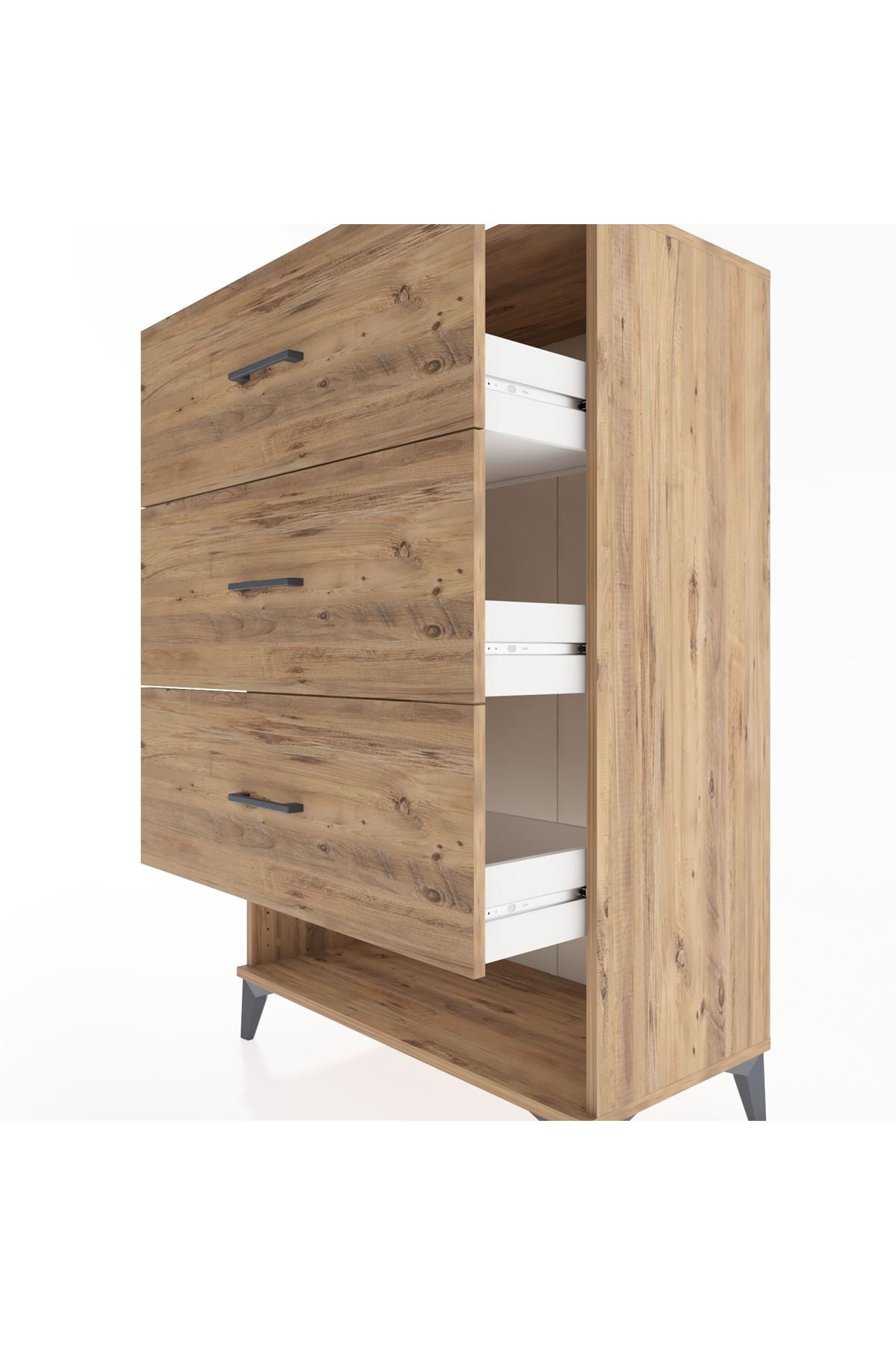 Hyperion Dolap 3 Çekmeceli 88x44x134 - S51M124V9B