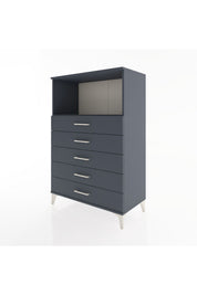 Hyperion Dolap Tek Raflı 4 Çekmeceli 88x44x134 - S51M125V5B