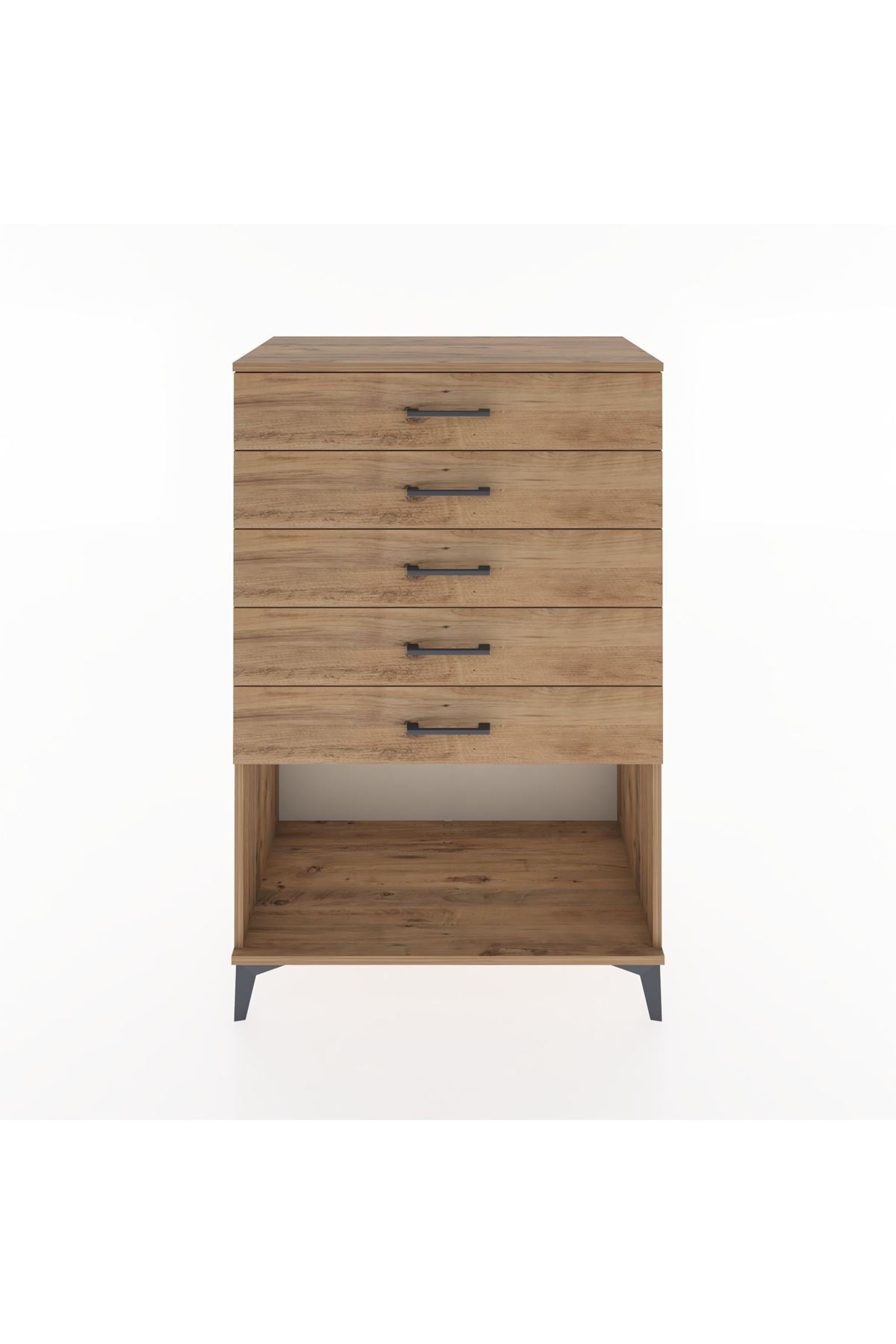 Hyperion Dolap 5 Çekmeceli 88x44x134 Çam-Çam