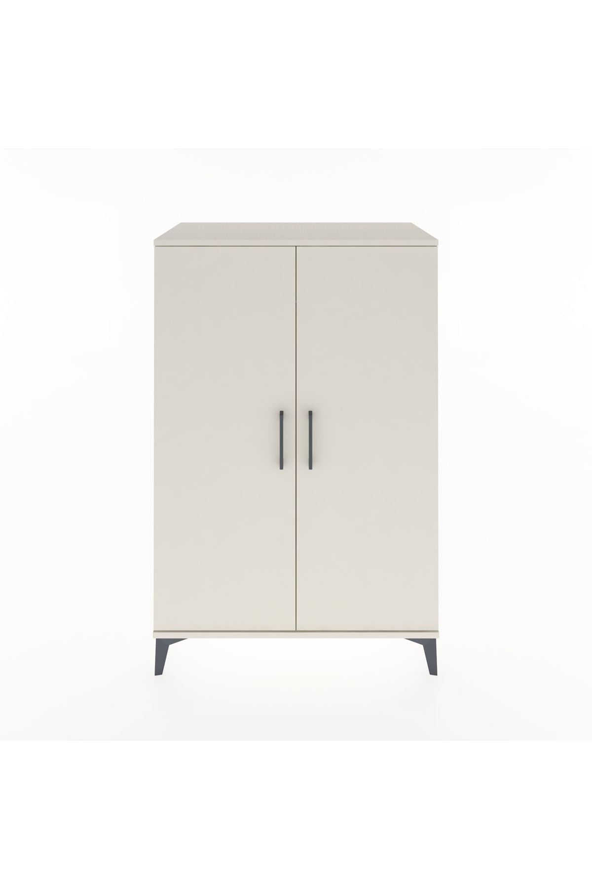 Hyperion Dolap 2 Kapaklı Tek Askılı 88x44x134 Aytaşı-Aytaşı