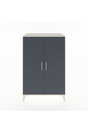 Hyperion Dolap 2 Kapaklı Tek Askılı 88x44x134 Aytaşı-Antrasit