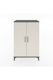 Hyperion Dolap 2 Kapaklı Tek Askılı 88x44x134 Antrasit-Aytaşı