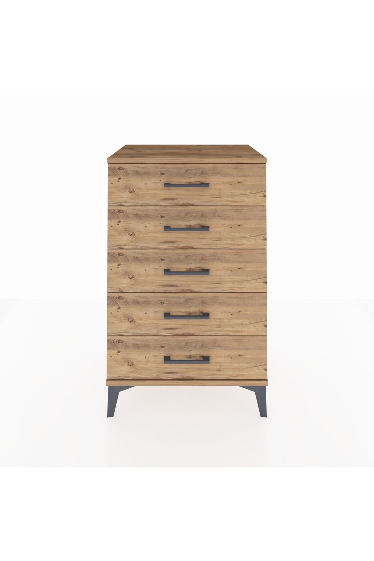 Hyperion Komodin 5 Çekmeceli 60x44x96 Çam-Çam