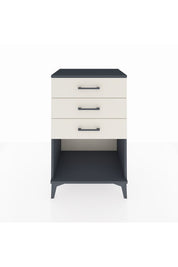 Hyperion Komodin 3 Çekmeceli 60x44x96 Antrasit-Aytaşı