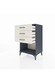 Hyperion Komodin 3 Çekmeceli 60x44x96 Antrasit-Aytaşı