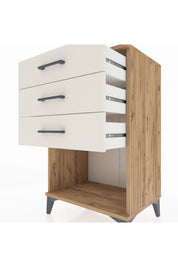 Hyperion Komodin 3 Çekmeceli 60x44x96 Çam-Aytaşı