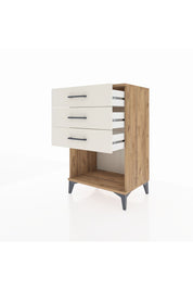 Hyperion Komodin 3 Çekmeceli 60x44x96 Çam-Aytaşı