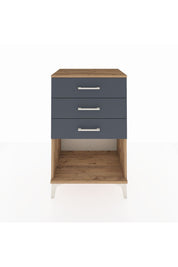 Hyperion Komodin 3 Çekmeceli 60x44x96 Çam-Antrasit