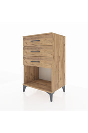 Hyperion Komodin 3 Çekmeceli 60x44x96 Çam-Çam